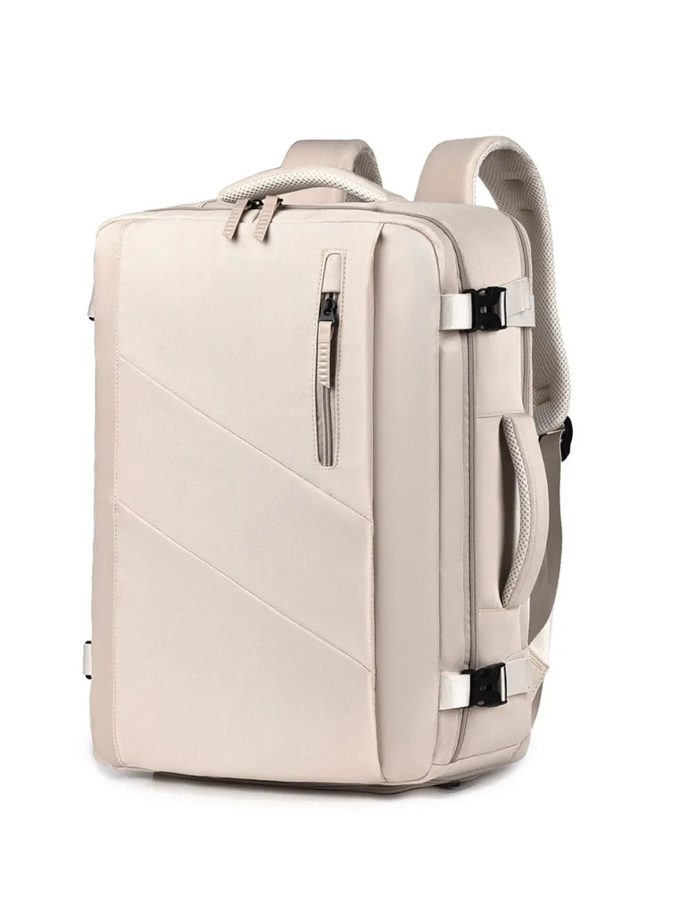 Oxford cloth adjustable strap backpack interior compartment