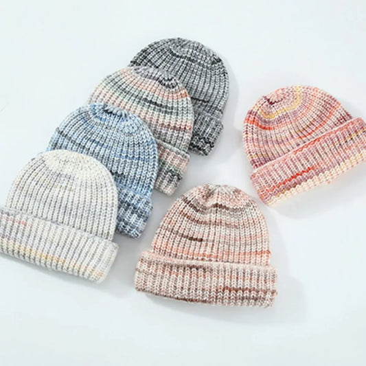 Thermal Contrast Knit Hat - Fashorio