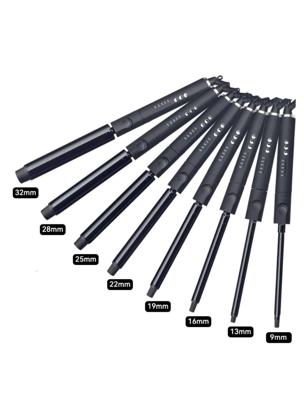 Adjustable temperature curling iron main view