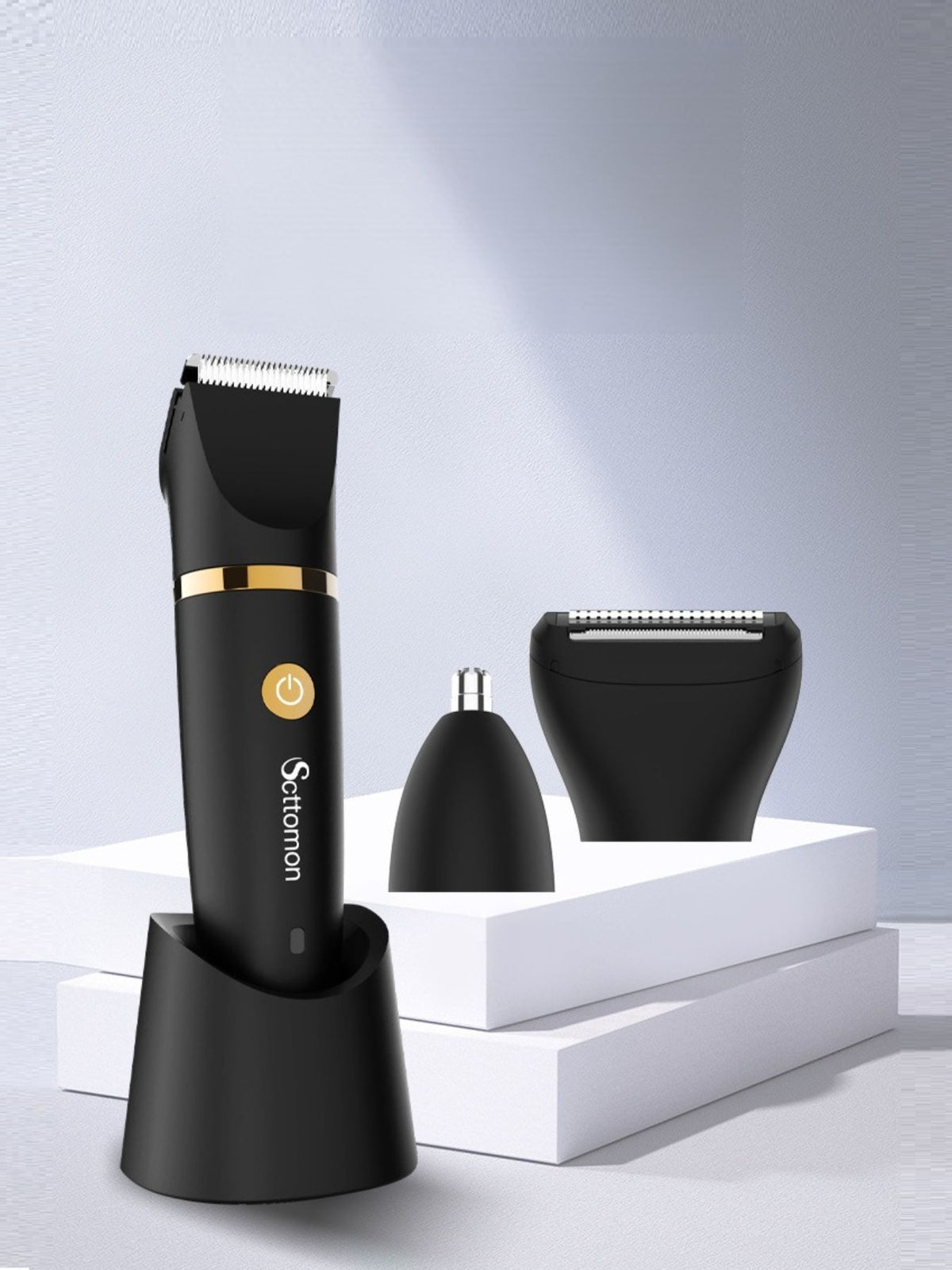 Black multifunctional waterproof epilator