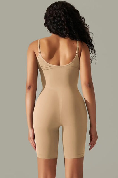Spaghetti Strap Active Romper - Fashorio