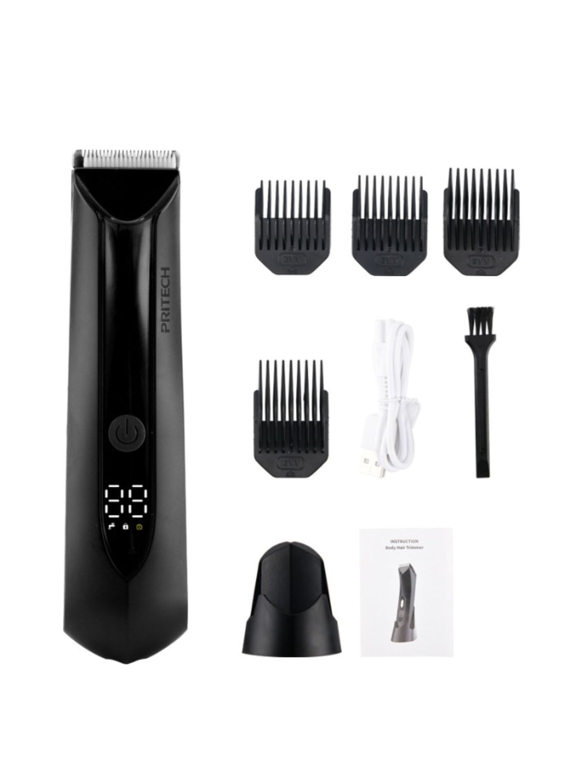 Electric epilator handle and rotating head close up