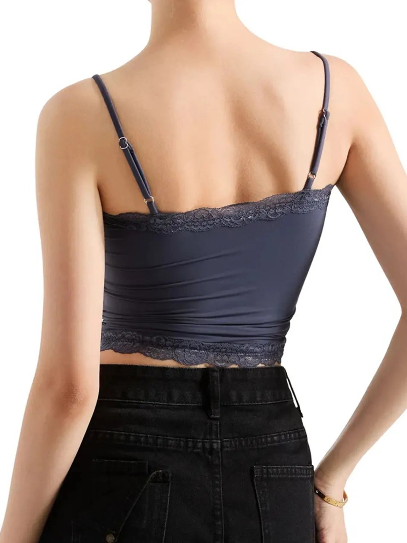 Lace Trim Cami Top - Fashorio