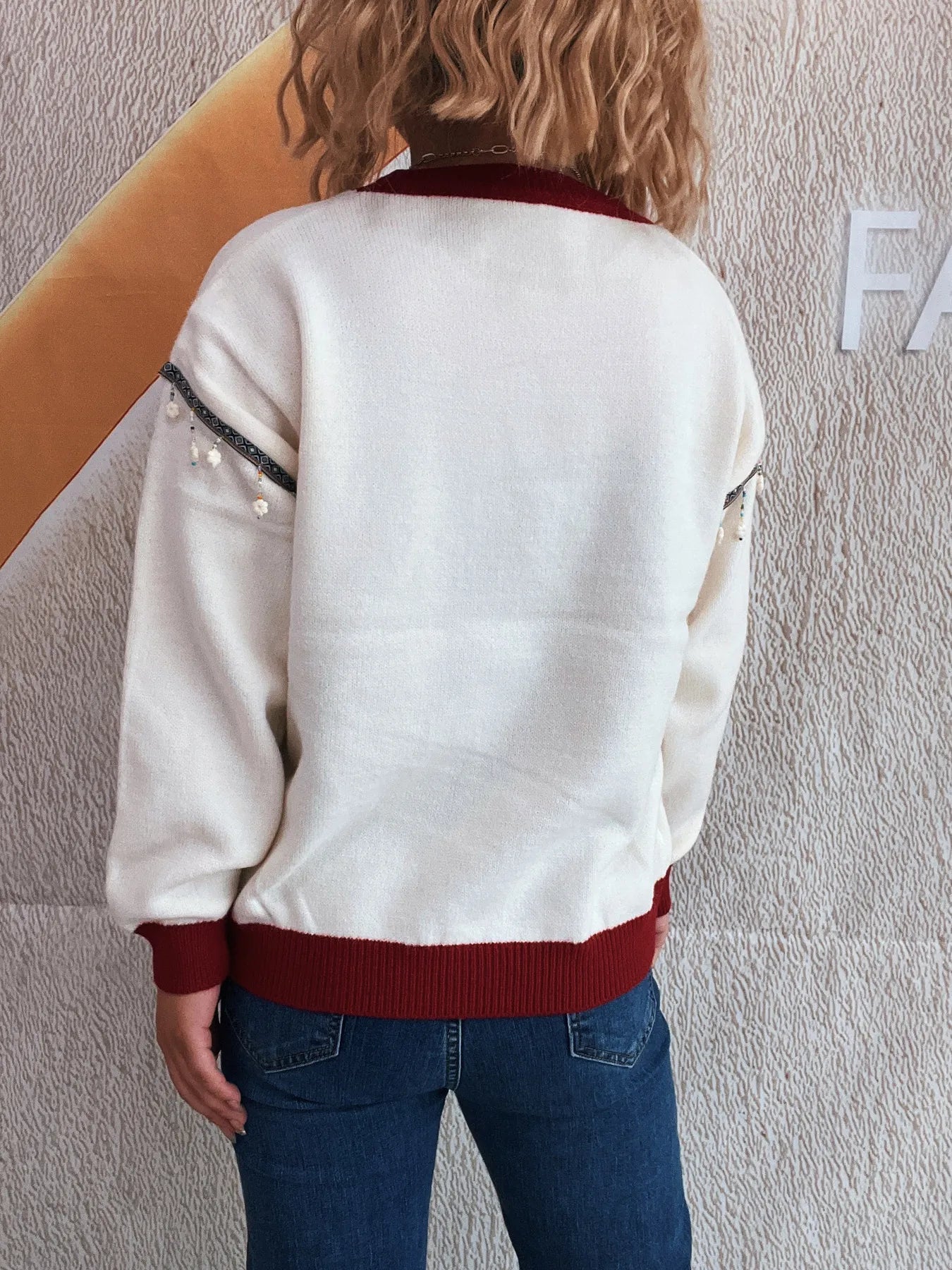 Christmas Tree Long Sleeve Sweater - Fashorio