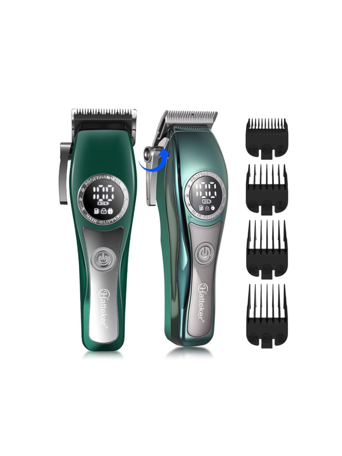 Cordless hair clipper charging detail