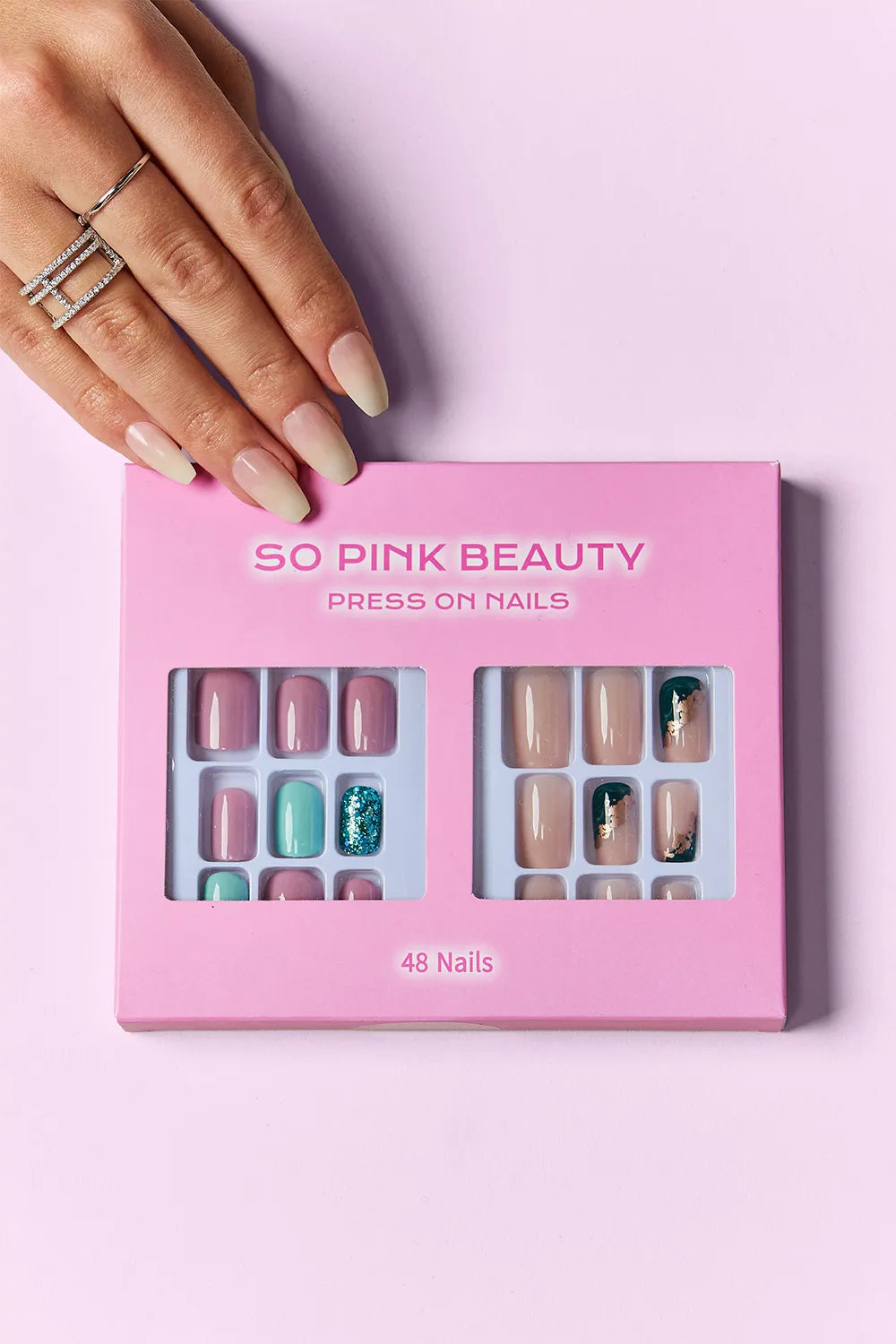 Press on nails two pack set