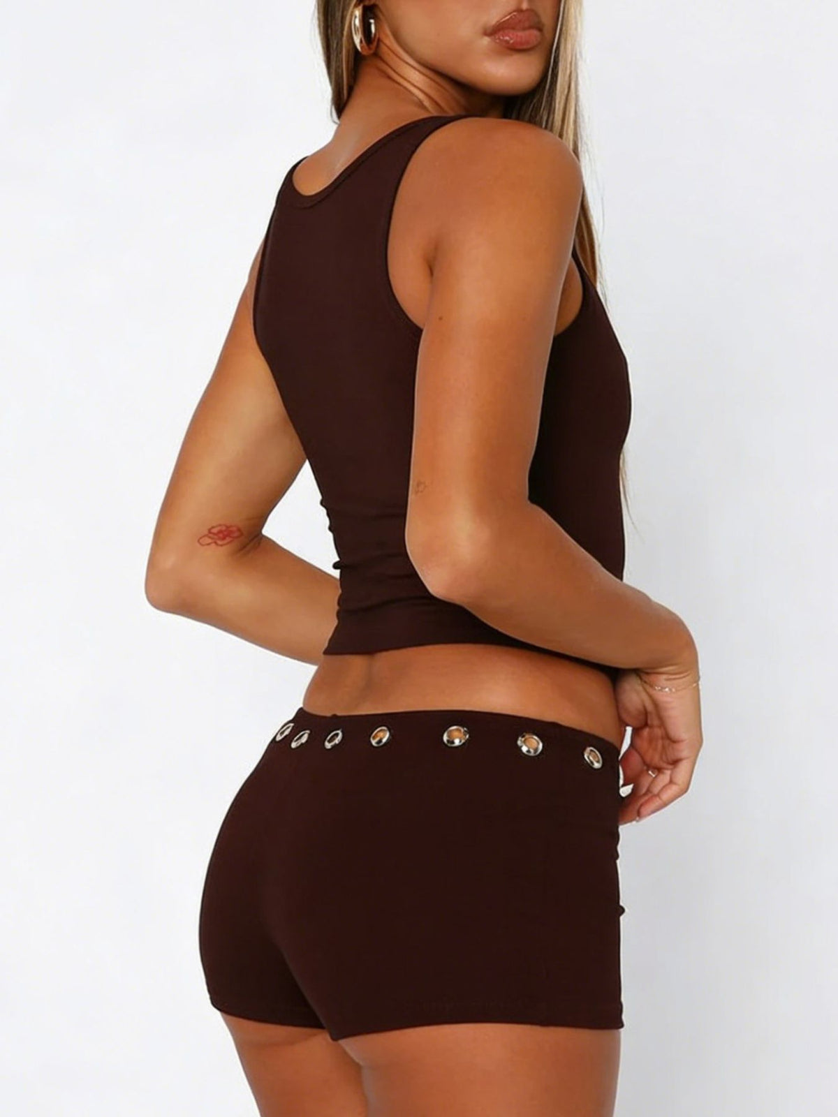 Two piece set casual styling detail