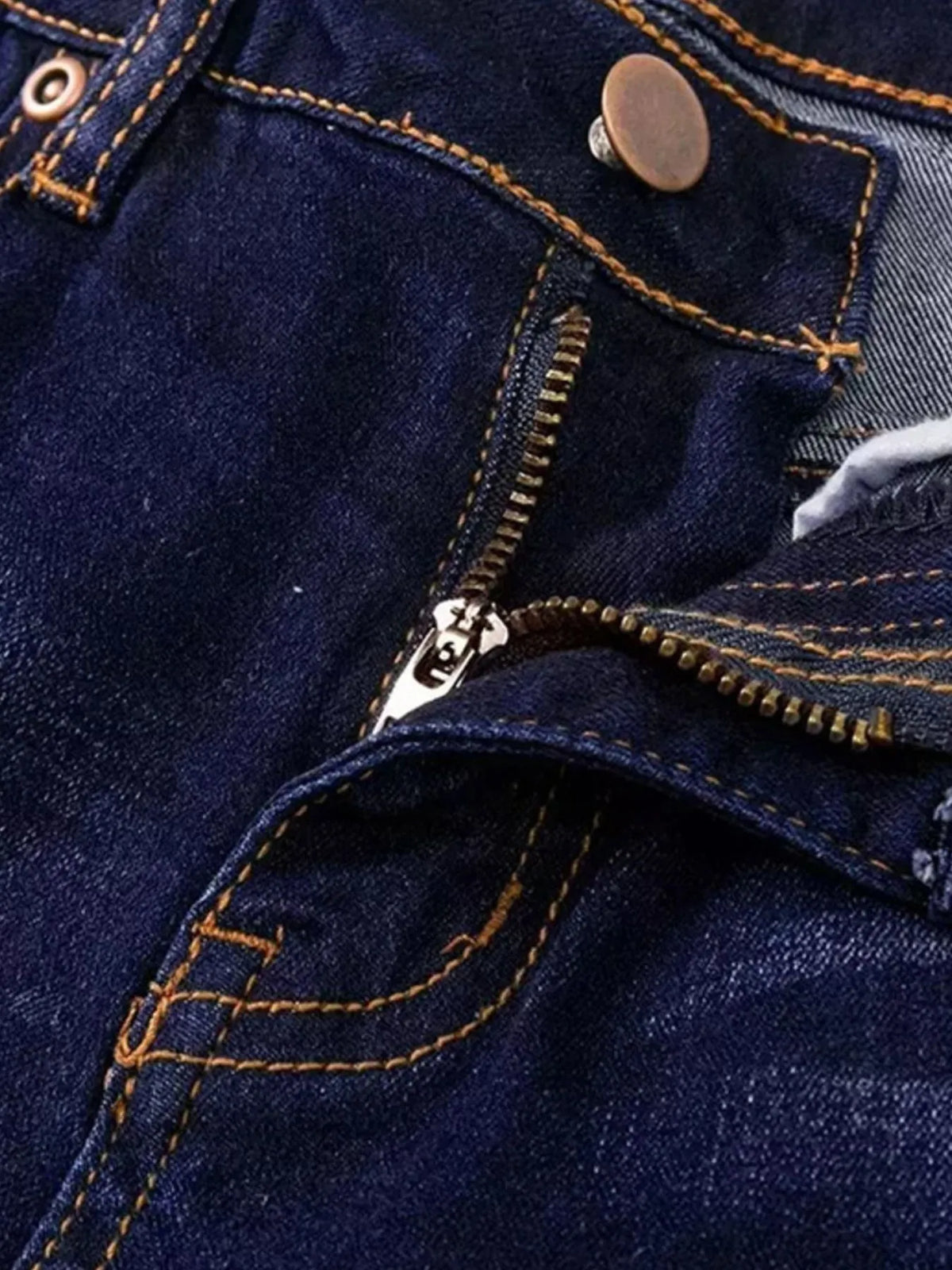 High Waist Flare Jeans with Pockets, view 7