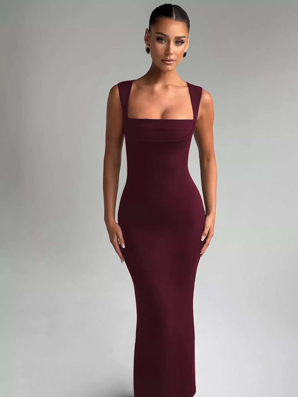 Sable maxi dress movement shot