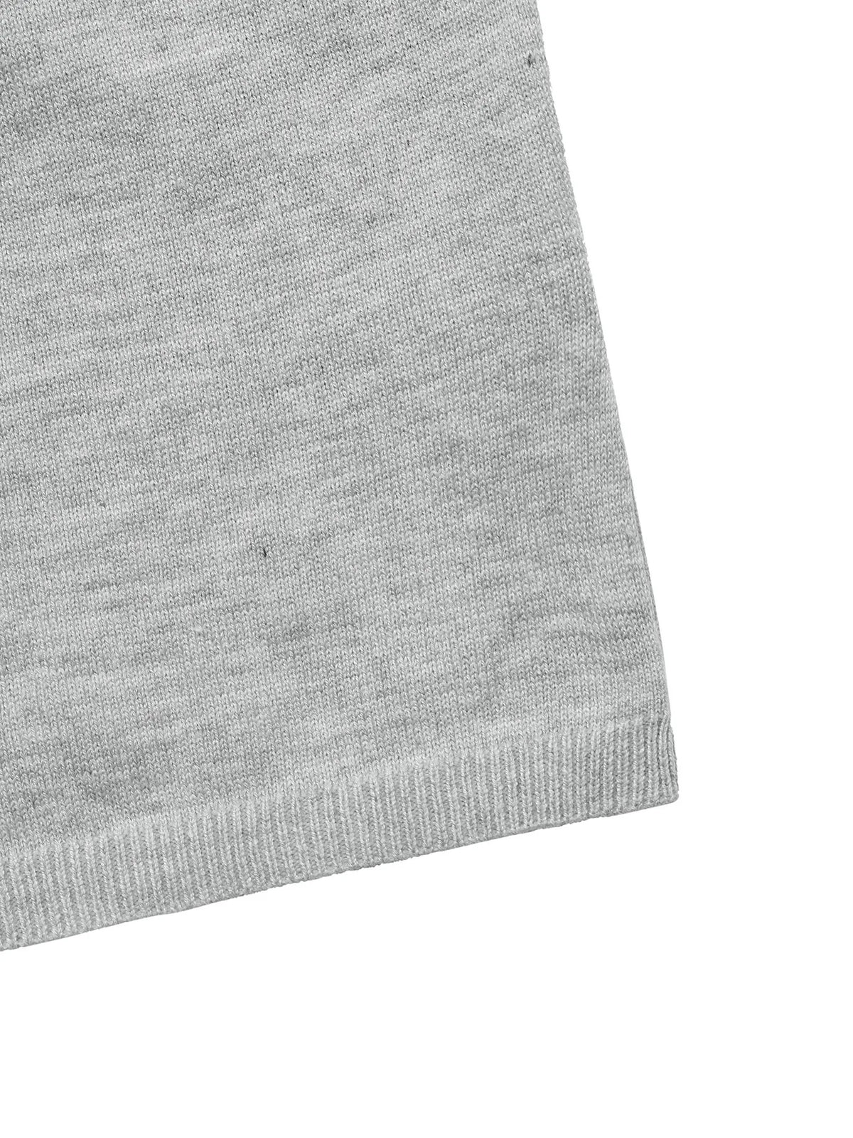 Button front cardigan hem detail