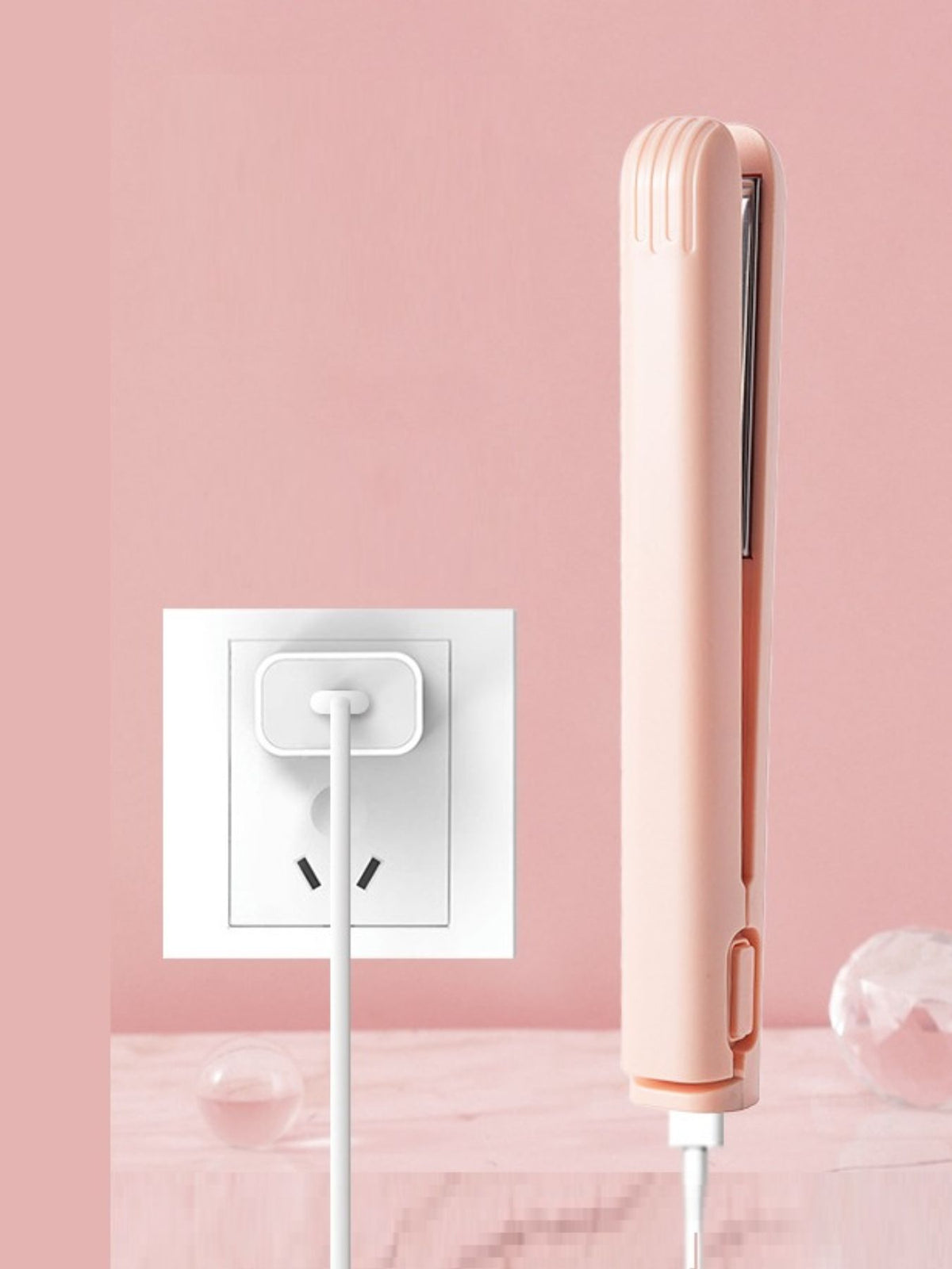 Straightener shown in blue