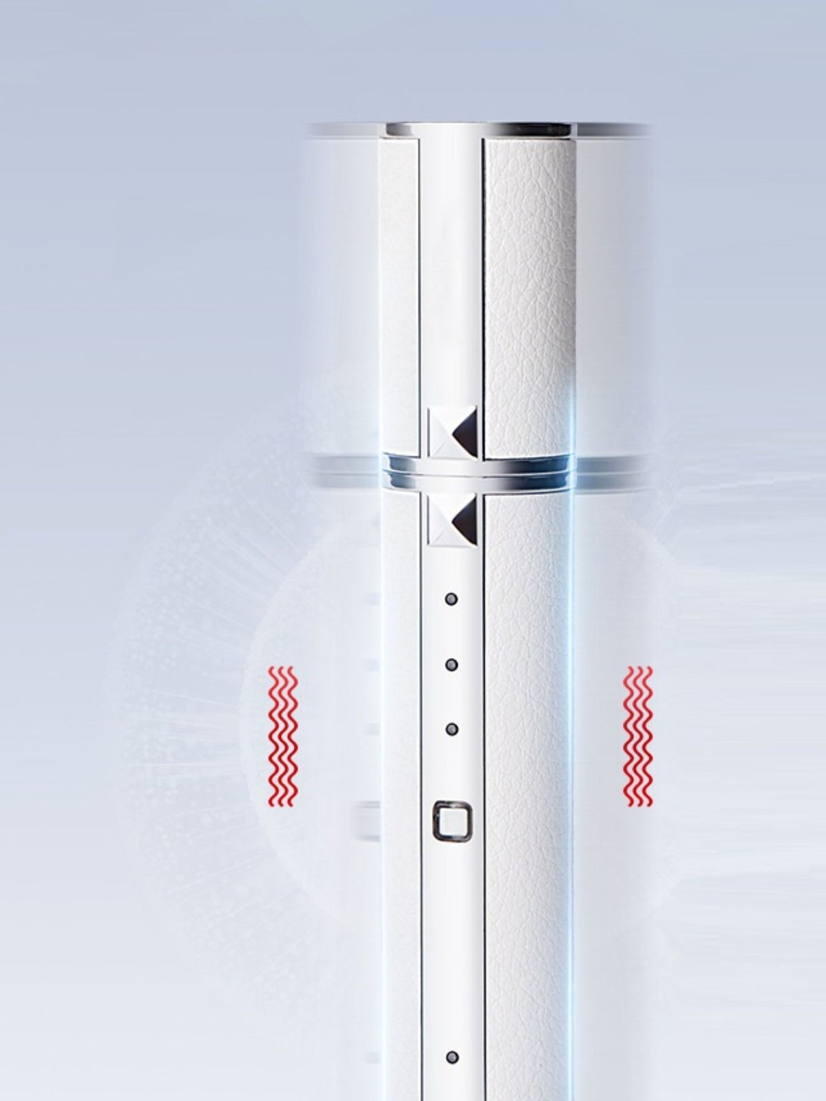 Facial device control button