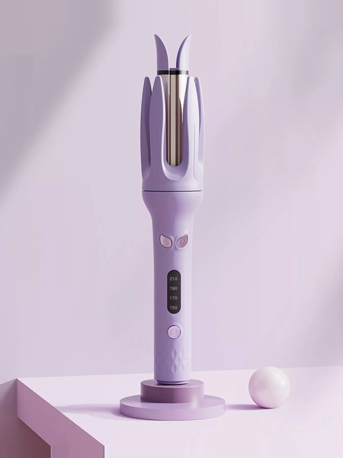 Three color options of the curler