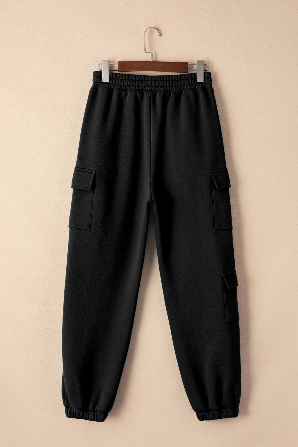 Pocketed Elastic Waist Active Joggers - Fashorio