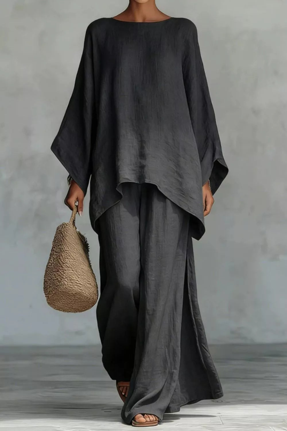 Coordinated long sleeve set full look