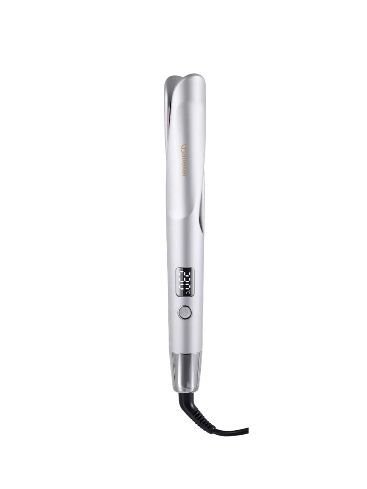 Curling iron control button detail