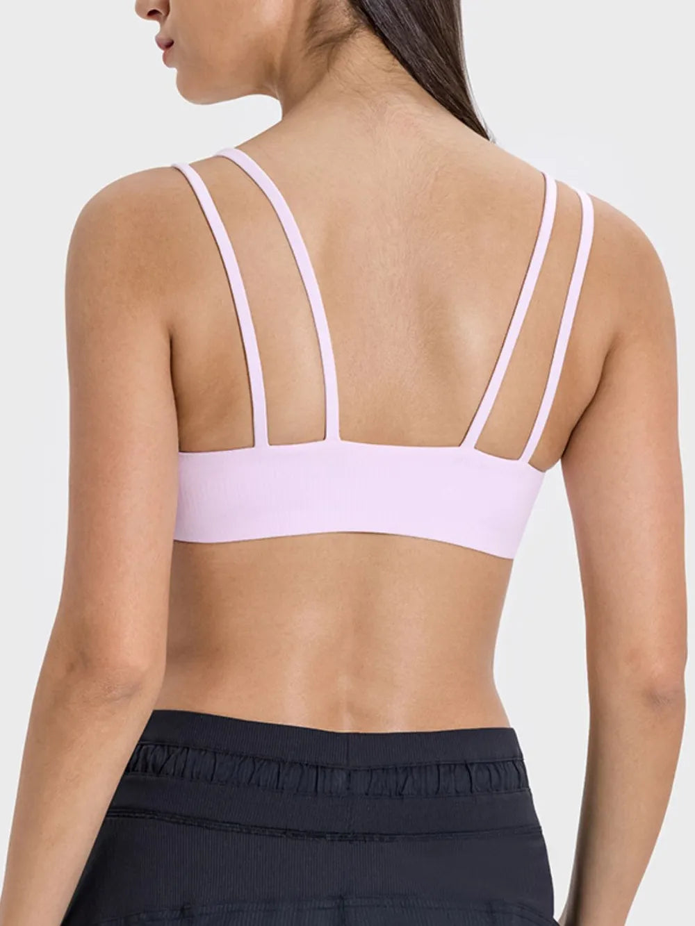 Millennia Scoop Neck Double Strap Active Cami - Fashorio