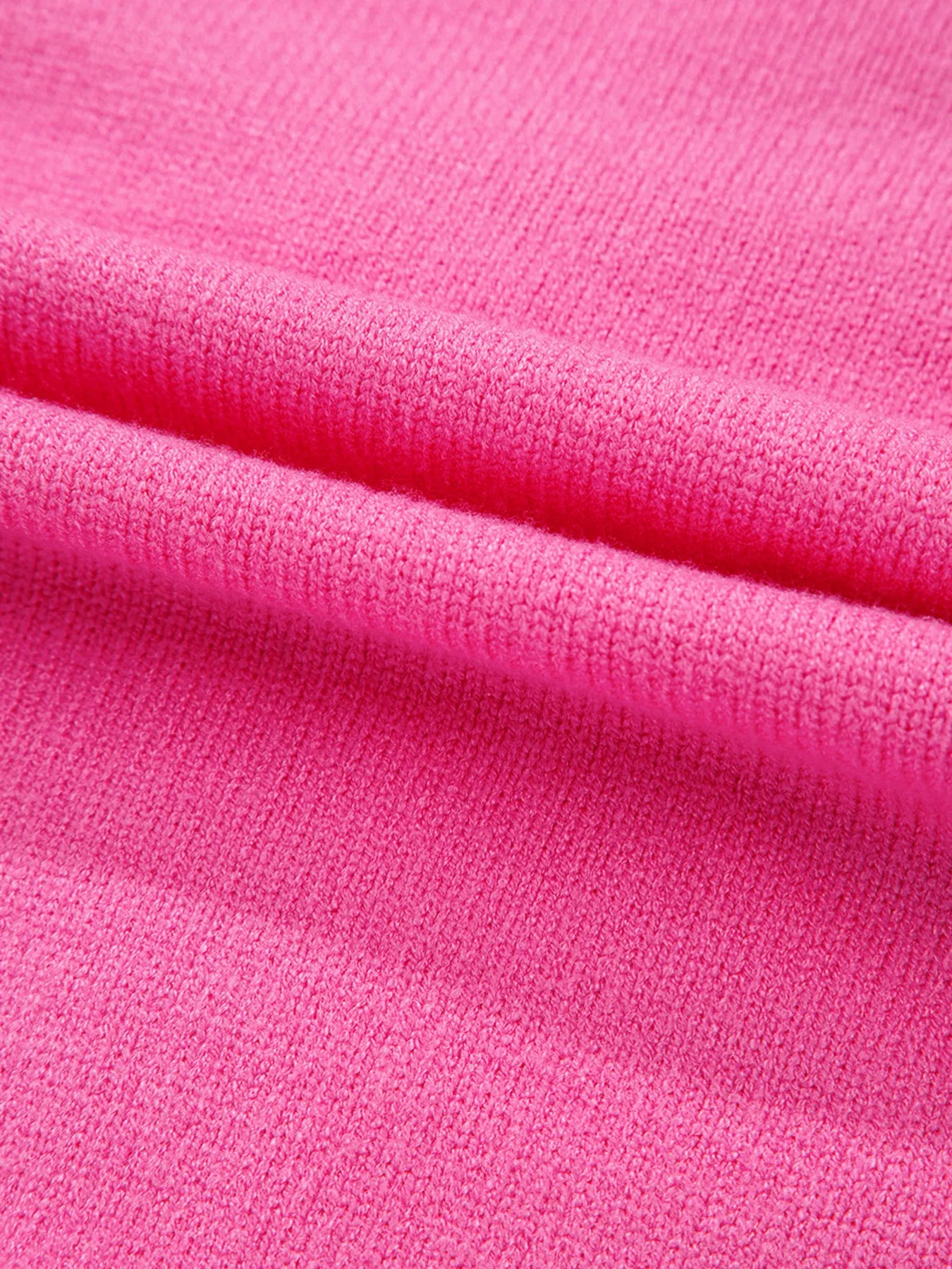 Ribbed Hem Long Sleeve Sweater - Fashorio