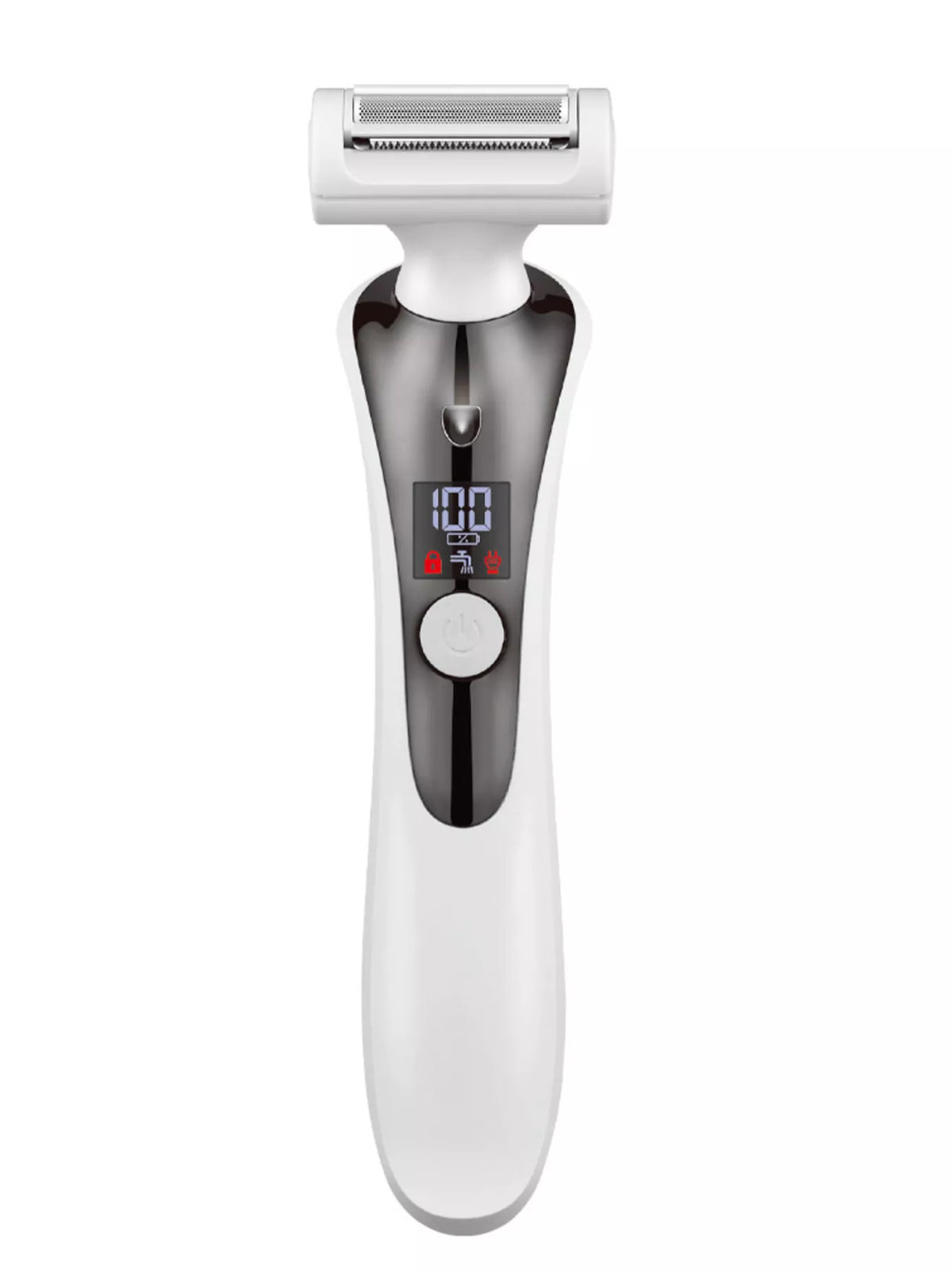 Epilator held in hand
