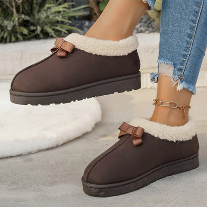 Cozy Winter Ankle Boots with Fleece Lining - Fashorio