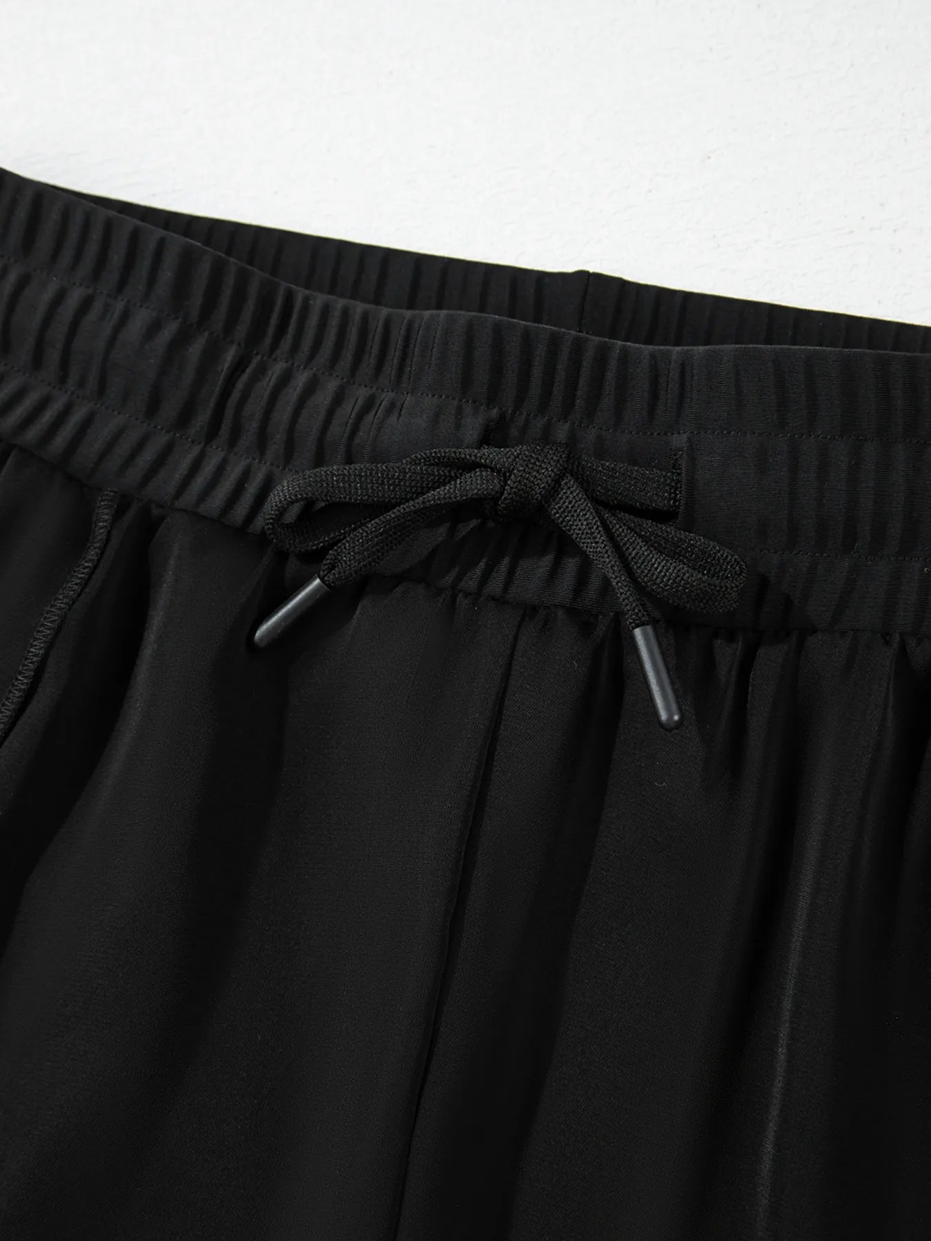 High Waisted Drawstring Swim Shorts - Fashorio