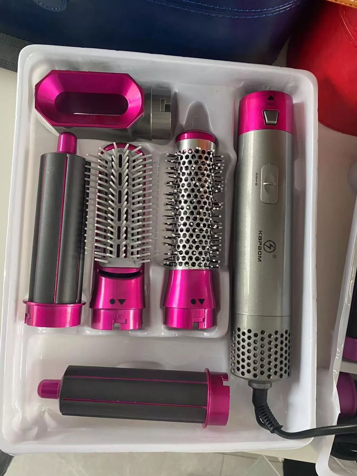 Curling wand interchangeable barrel attachment