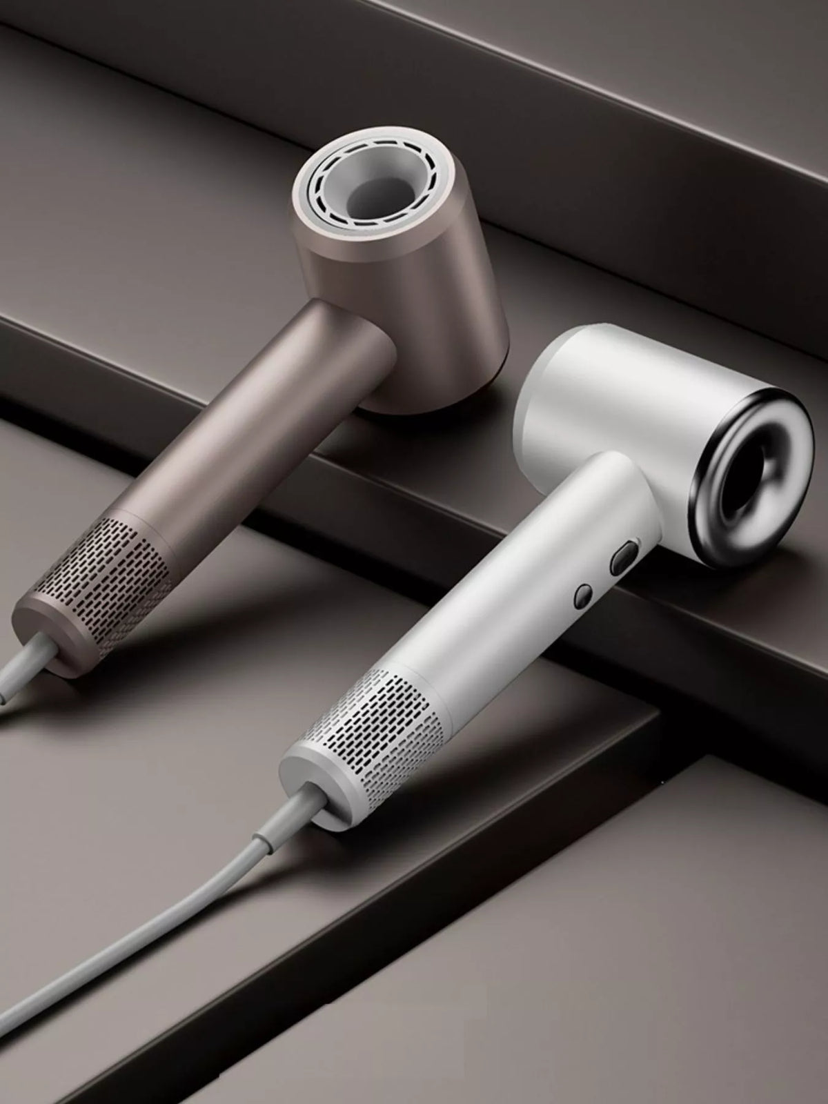 Gray hair dryer color option