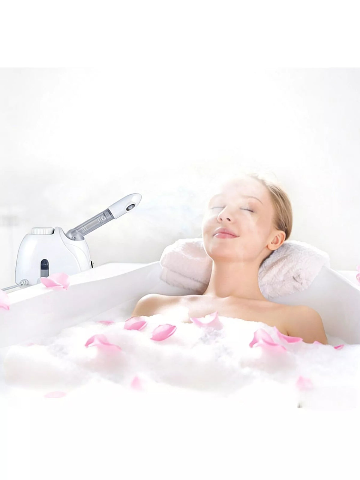 Facial steamer water tank view