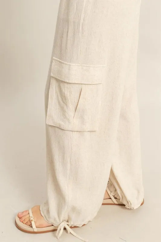 HYFVE Crop Top and Cargo Pants Set - Fashorio