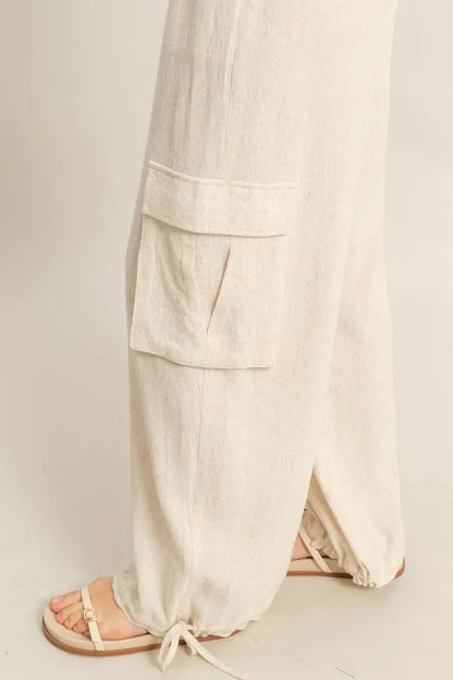 HYFVE Crop Top and Cargo Pants Set - Fashorio
