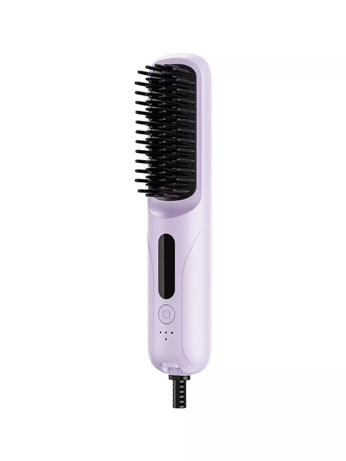 Straightening comb smooth hair result
