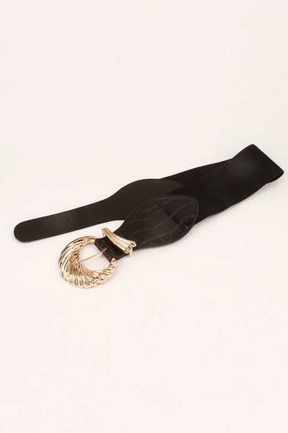 Shell Alloy Buckle Elastic Belt - Fashorio