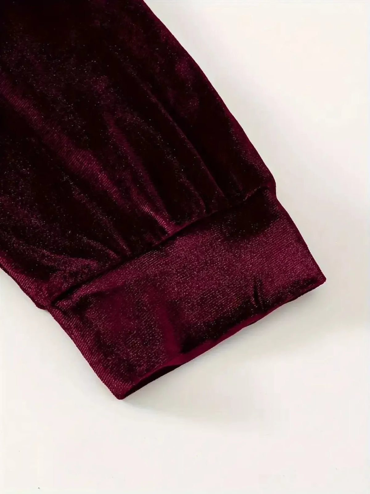 Velvet Hoodie and Pants Two Piece Set, view 21