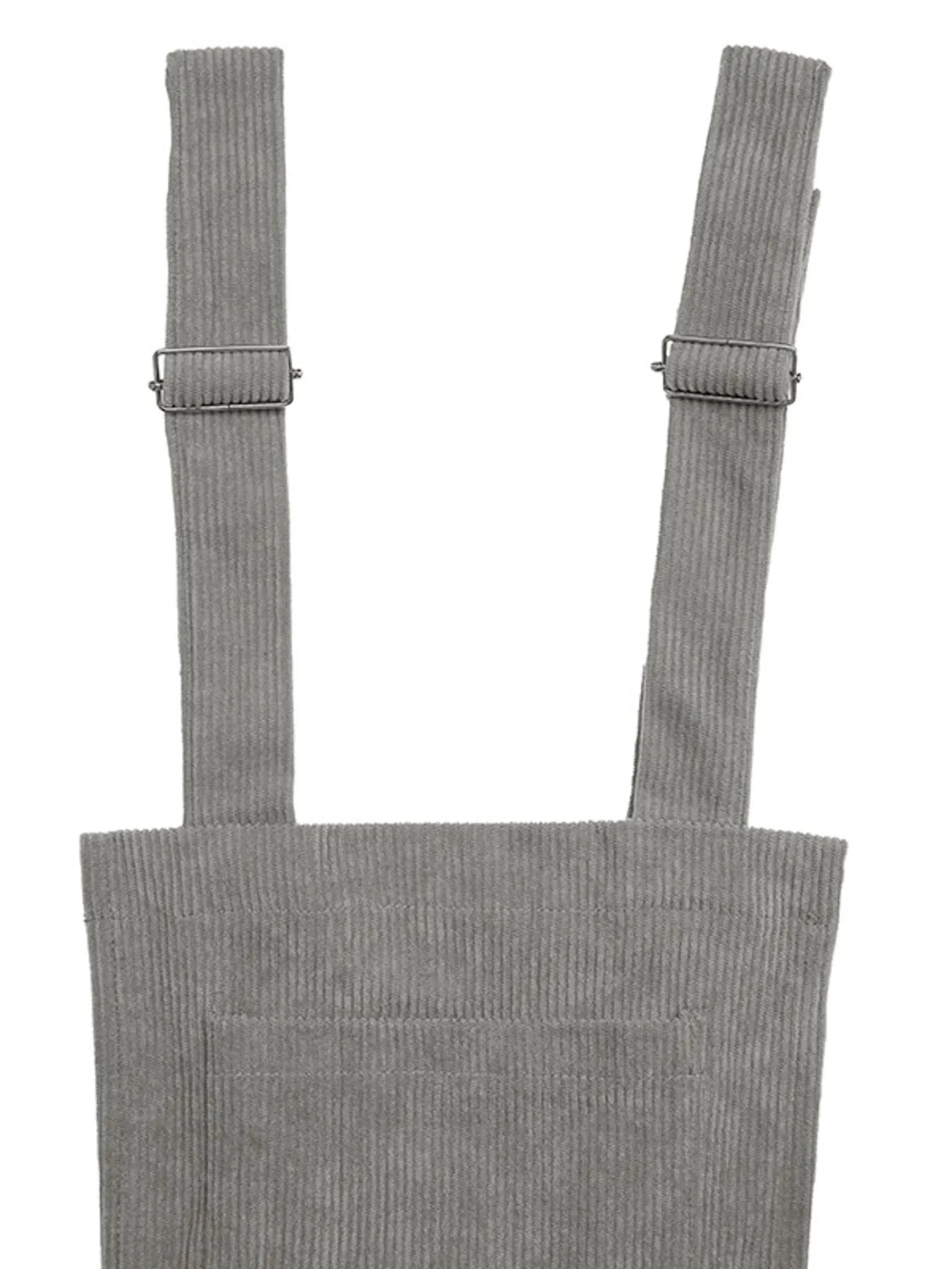 Slit Wide Leg Overalls with Pockets - Fashorio