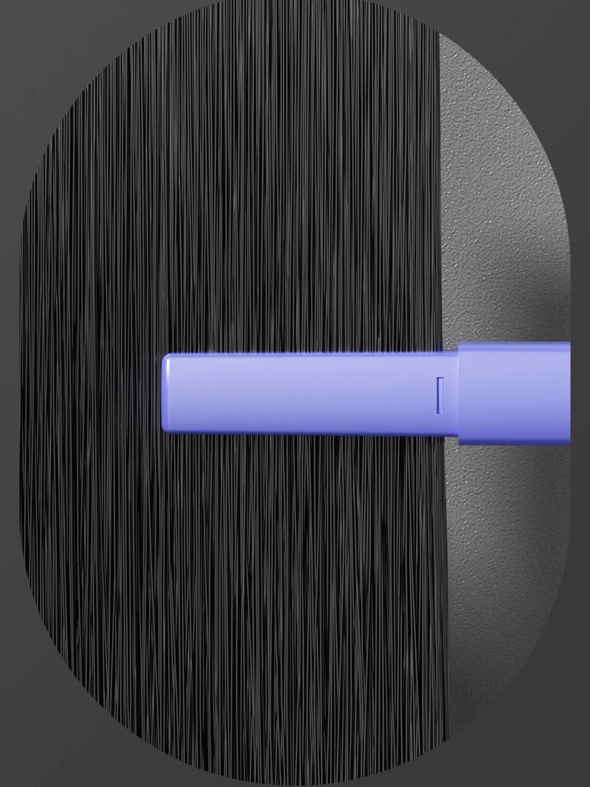 Hair straightener straightening hair