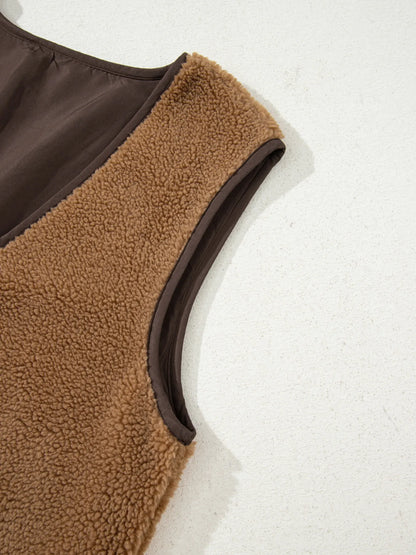 Double Tied Front Vest Coat - Fashorio