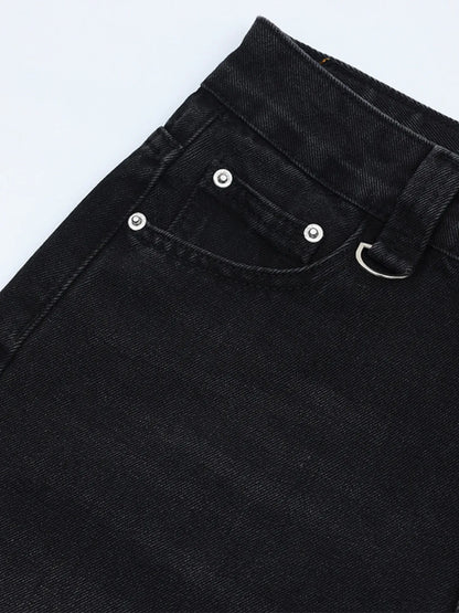 Men's Washed Denim Shorts - Fashorio