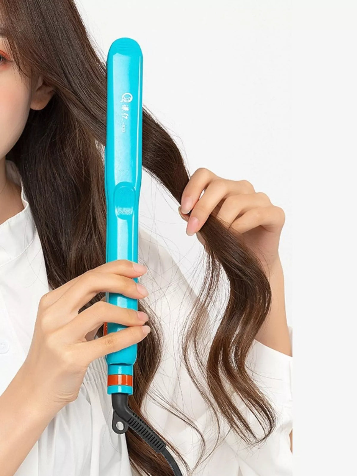 Hair straightener control panel