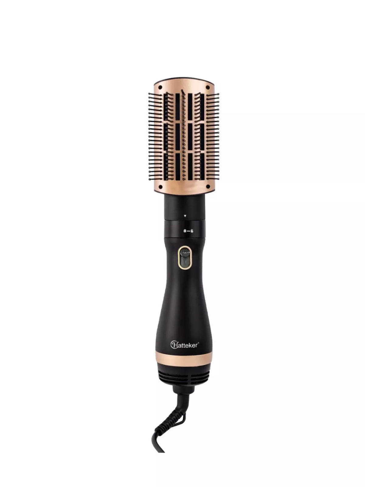 Hot air brush side profile with handle