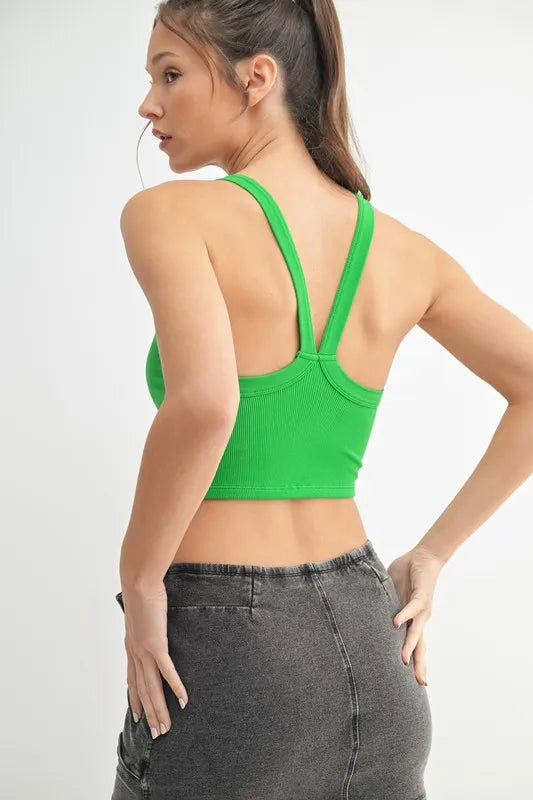 Mono B seamless solid cami side view