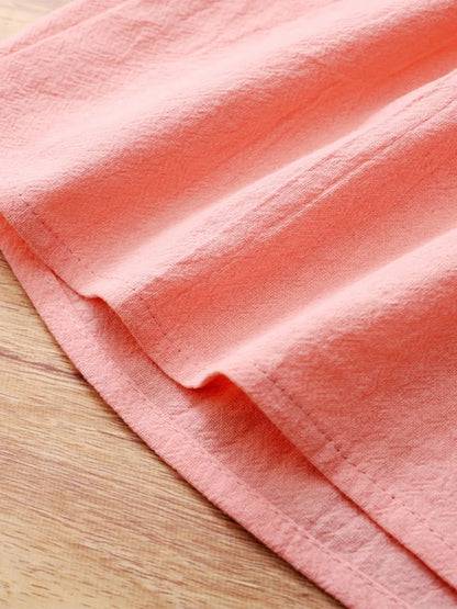 Children's Bow Peter Pan Collar Ruffle Sleeve Dress - Fashorio
