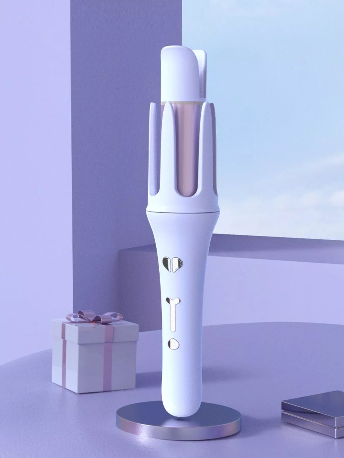 Lavender automatic curling iron