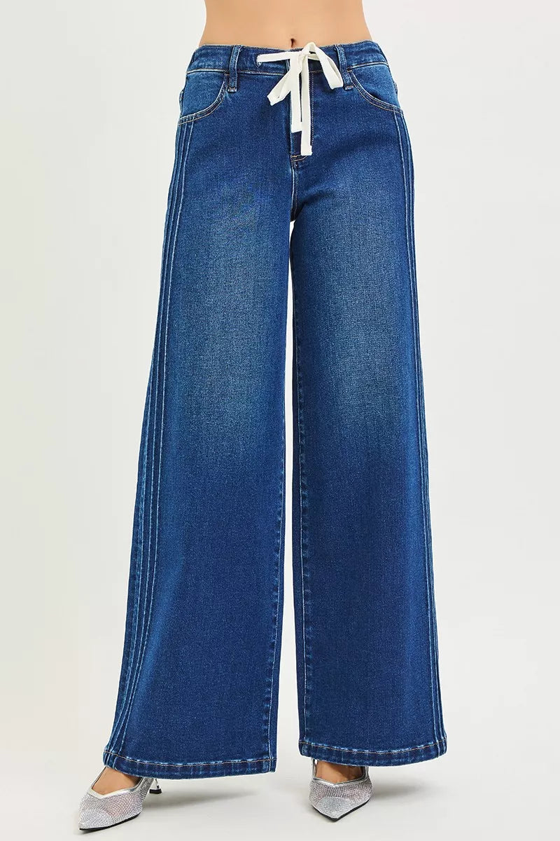 RISEN side pintuck seam detail