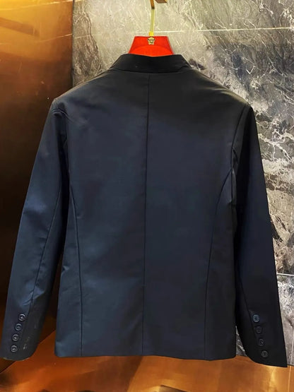 Men's Plus Size Button Up Long Sleeve Jacket - Fashorio