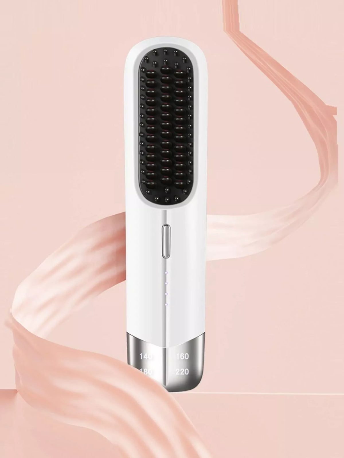 Ionic straightener brush full view with cable