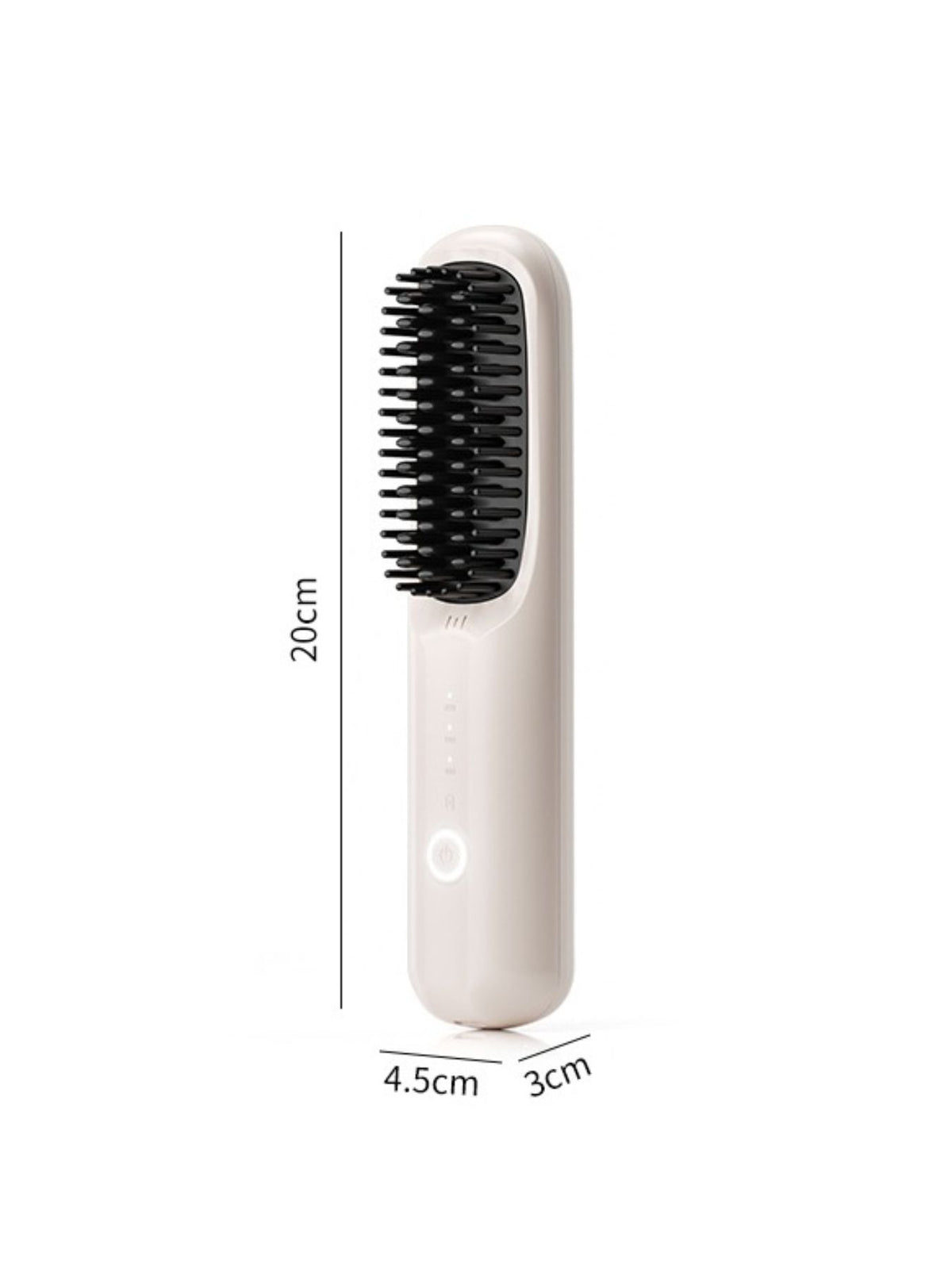 Heated comb teeth detail view