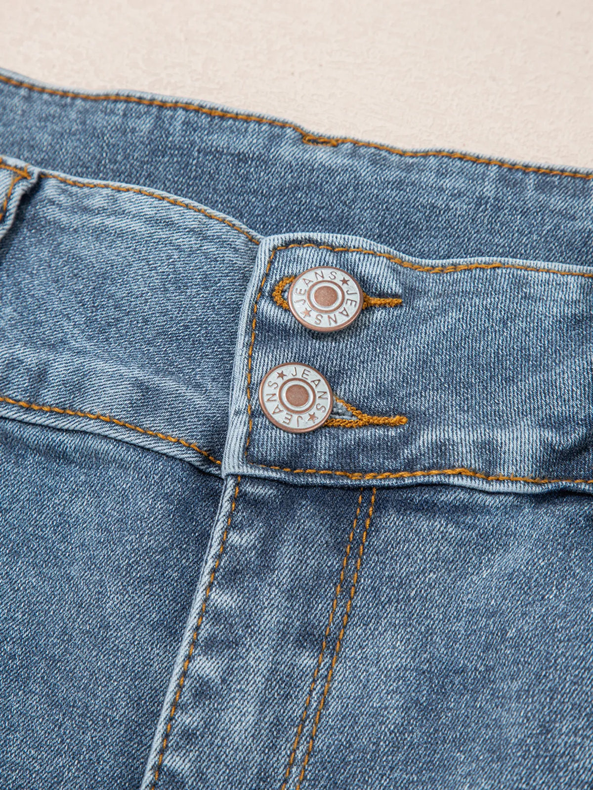 High Waisted Seam Detail Flare Jeans, view 8