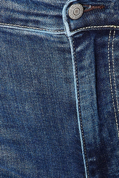 Judy Blue Mid Rise Hand Sand & Destroy Bootcut Jeans – Full Size - Fashorio
