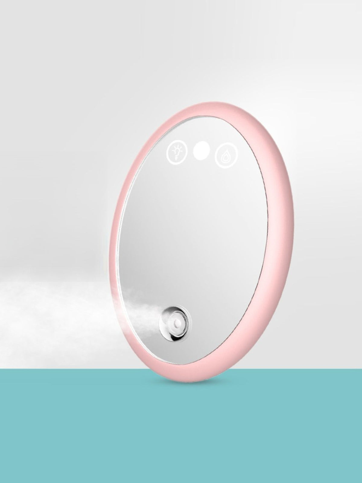 Facial steamer emitting warm mist
