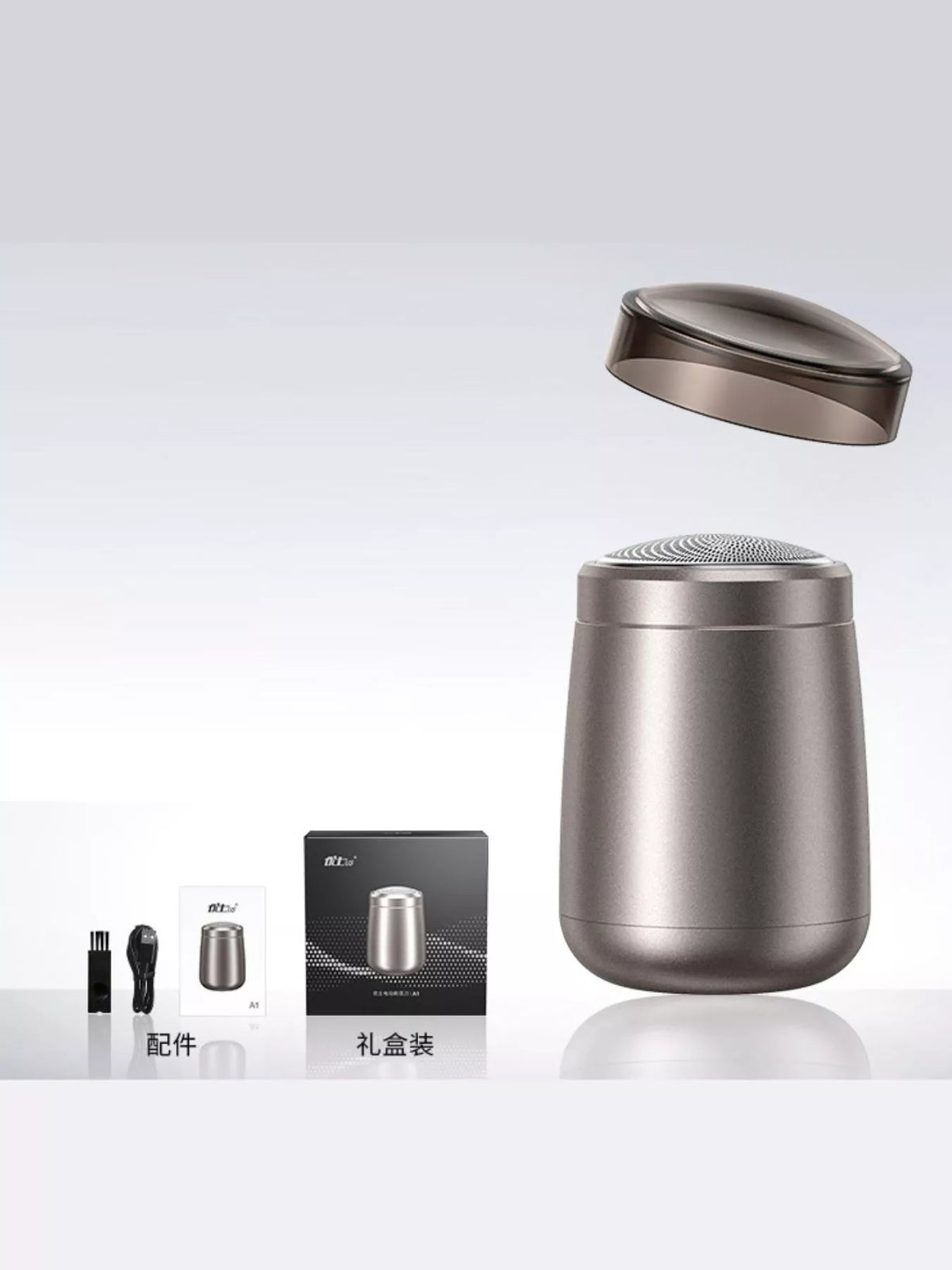 Electric shaver side profile